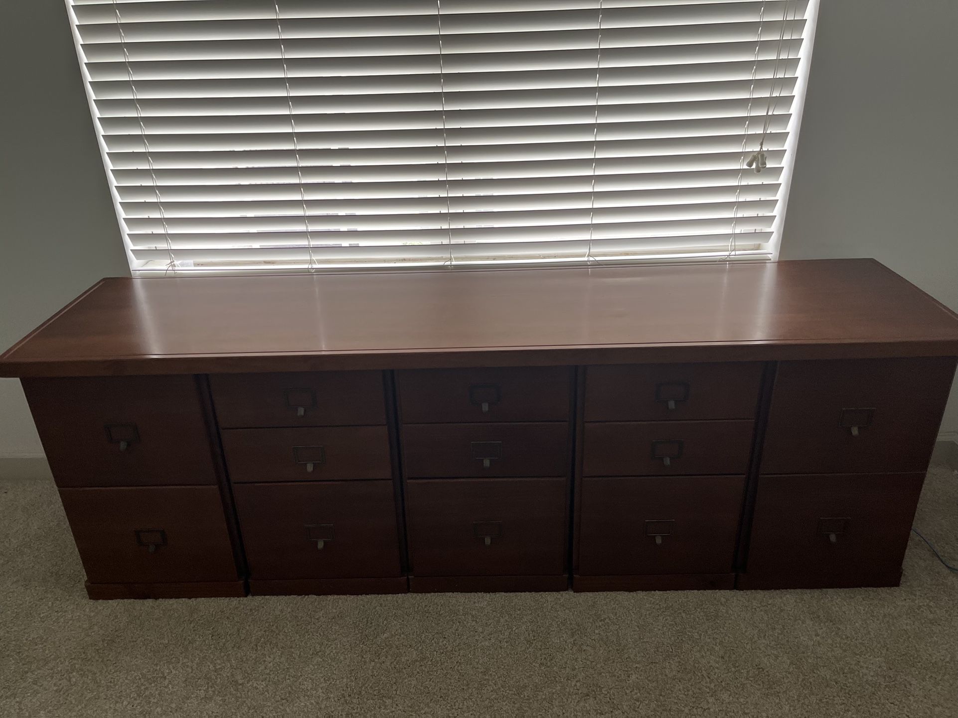 Wood Sectional Filing Cabinet