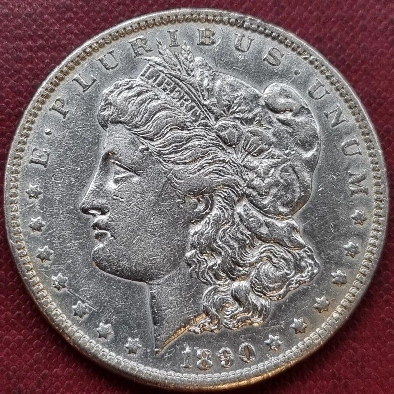 1890 CC Morgan Dollar $1 Silver CARSON CITY High Grade AU Details #83209
.