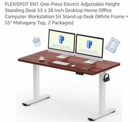 Computer desk and a chair