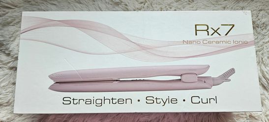 New Rx7 hair styling tool features 1-inch ceramic ionic tourmaline plates.
