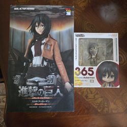 Mikasa Figures Nendroid Real Action Heroes RAH Used