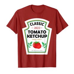 Ketchup TShirt Adult Small Costume / Adulto Chico Disfraz