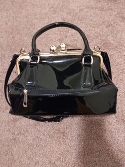 Beautiful Glossy black purse