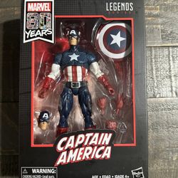Marvel Legends Captain America Figure 80th Anniversary Avengers 
