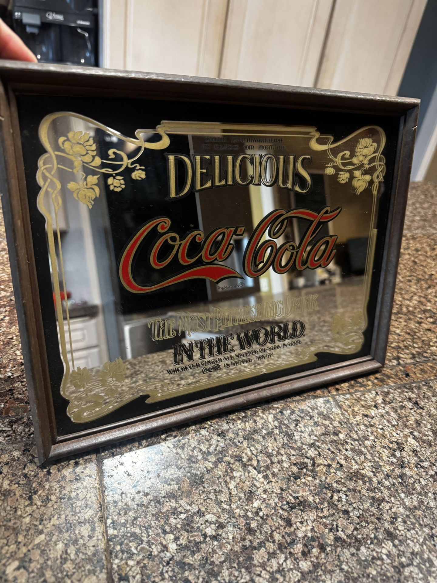 1977 Coca Cola Vintage Mirror