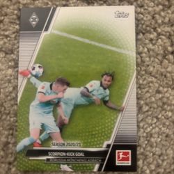 2021-22 Topps Bundesliga #189 Valentino Lazaro BORUSSIA MONCHENGLADBACH Official German Soccer League Card 