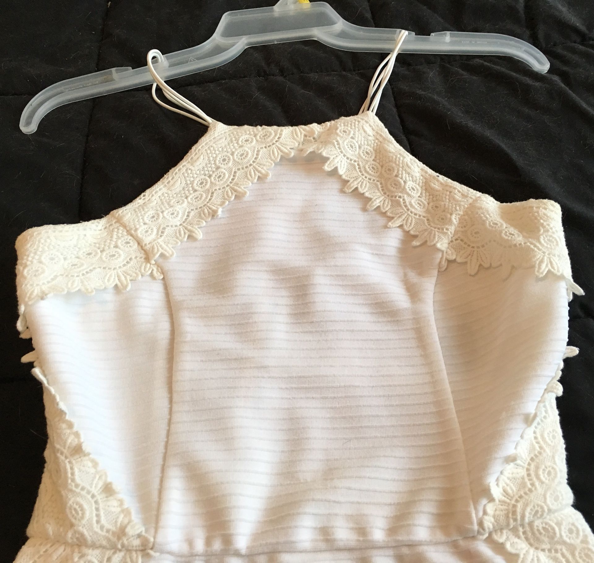 White Graduation/Brides Maid or Elegant Outing Dress with Mermaid Fit