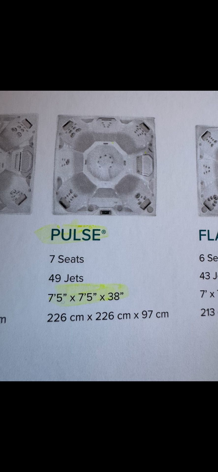 Pulse 7 Seat Hot Tub Spa Jacuzzi