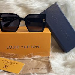 Black Unisex Louis Vuitton Sunglasses 
