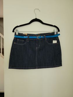 BLUE JEANS MINI SKIRT 