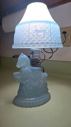 Blue frost lamp