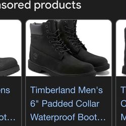 New Timberlands Size 9