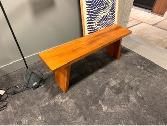 Bench from Tirto local furniture wood maker and store