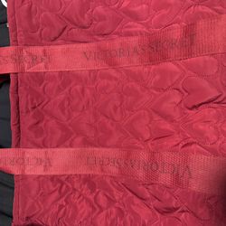 Victoria Secret red tote bag 
