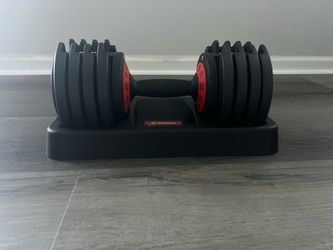 NEW ONE (1) BUXANO 11-55 lb Adjustable Dumbbell w/ Stand