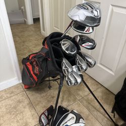 Left Handed Complete Set-Calloway, Taylormade, Yes Putter