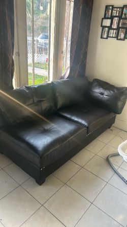 Leather sofa
