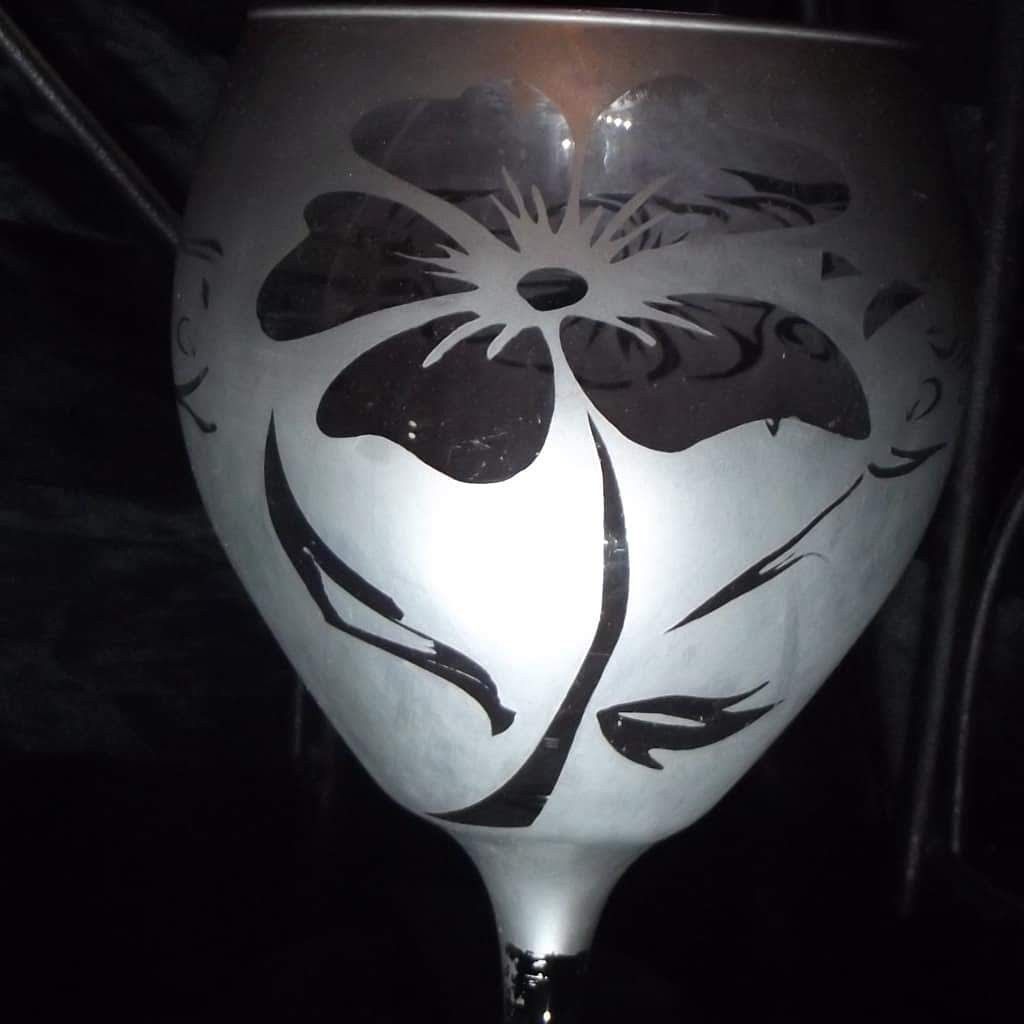 Unique custom glass etching