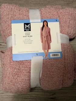 Cozy knit robe