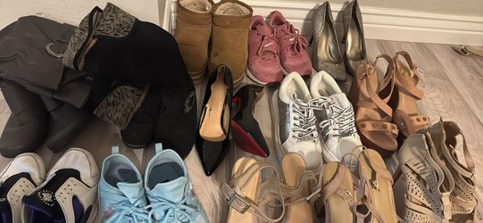 Bunch Of Heels, Boots, Shoes 8-9