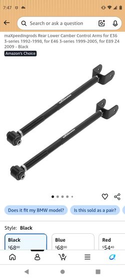 Bmw e46 rear trailing arms
