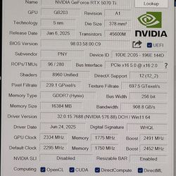PNY 5070ti For Sale used Only For 2 Days!