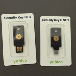 Yubico Yubikey Security Key C NFC & Security Key NFC bundle.  Firmware 5.7.4