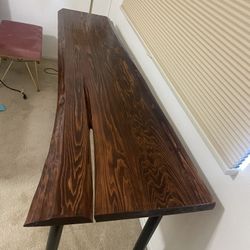 Handmade Wood Slab Table 