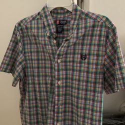 Big Boys XL 18-20, Chaps Plaid Shirt
