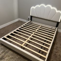 White Queen Size Bed Frame 