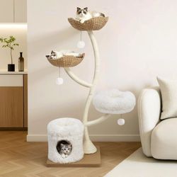 Cat tree house, 63" Tall Cat climber, NEW