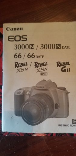 Old cannon rebel film camera