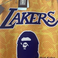 Lakers Jersey NBA X BAPE Not Luka LeBron