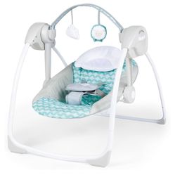 Ingenuity: ity by Ingenuity Swingity Swing Easy-Fold Portable Baby Swing, 0-9 Months Up to 20 lbs (Goji