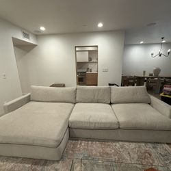 Oversized Down Feather Sectional Couch