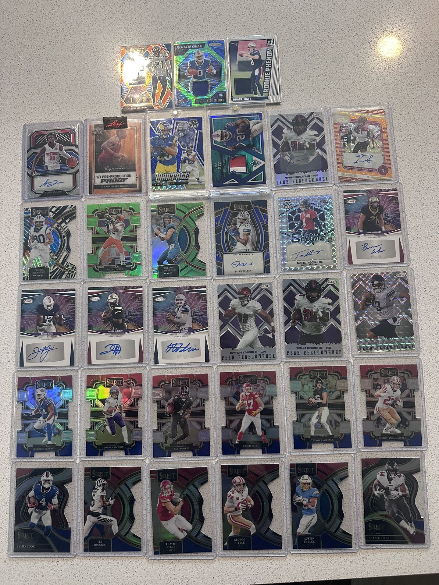 65 Card Lot (Football/baseball)