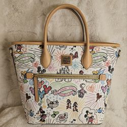Mickey Minnie Dooney & Bourke Tote & Wallet 