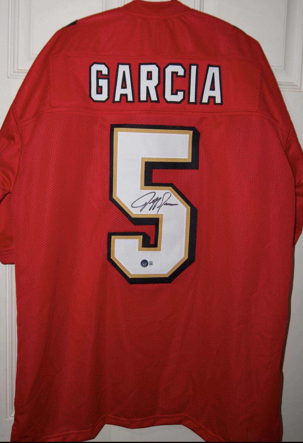 Jeff Garcia Signed Jersey