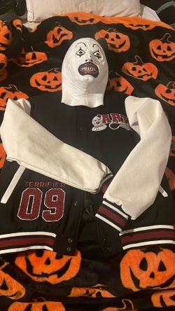 Terrifier Mask & Leather Jacket 