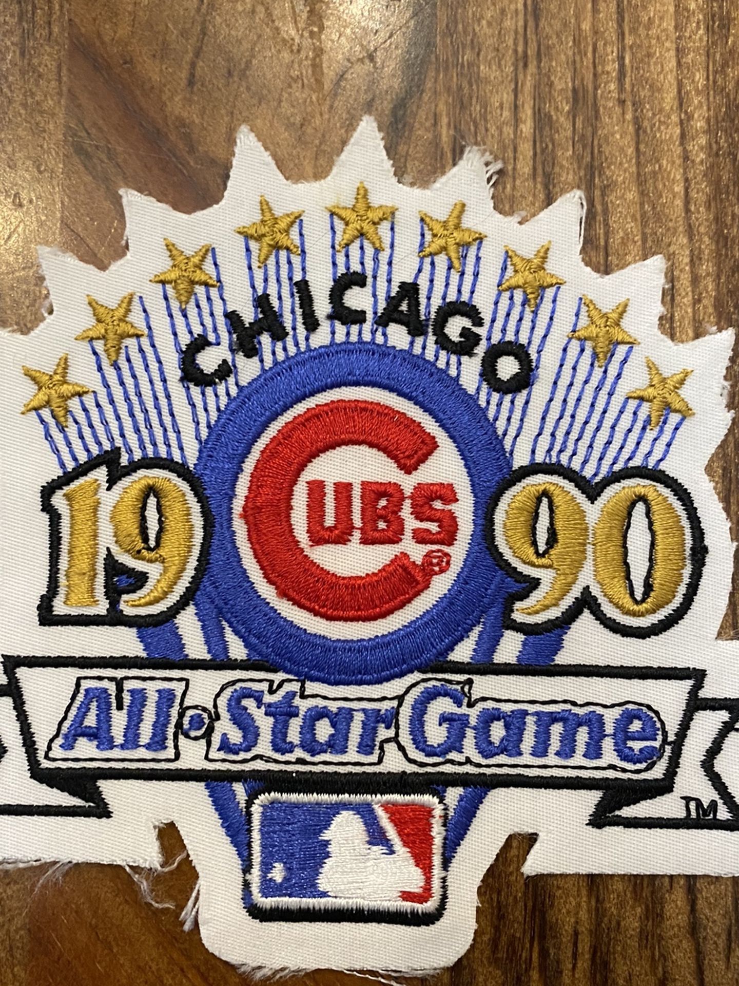 1990 MLB All-star Game Jersey Patch Chicago Cubs