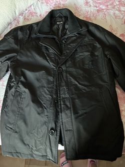 Murano Black Button-Front Jacket