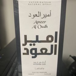 Ameer Al Oudh Intense Oud by Lattafa for Unisex EDP 3.3 / 3.4 oz New In Box