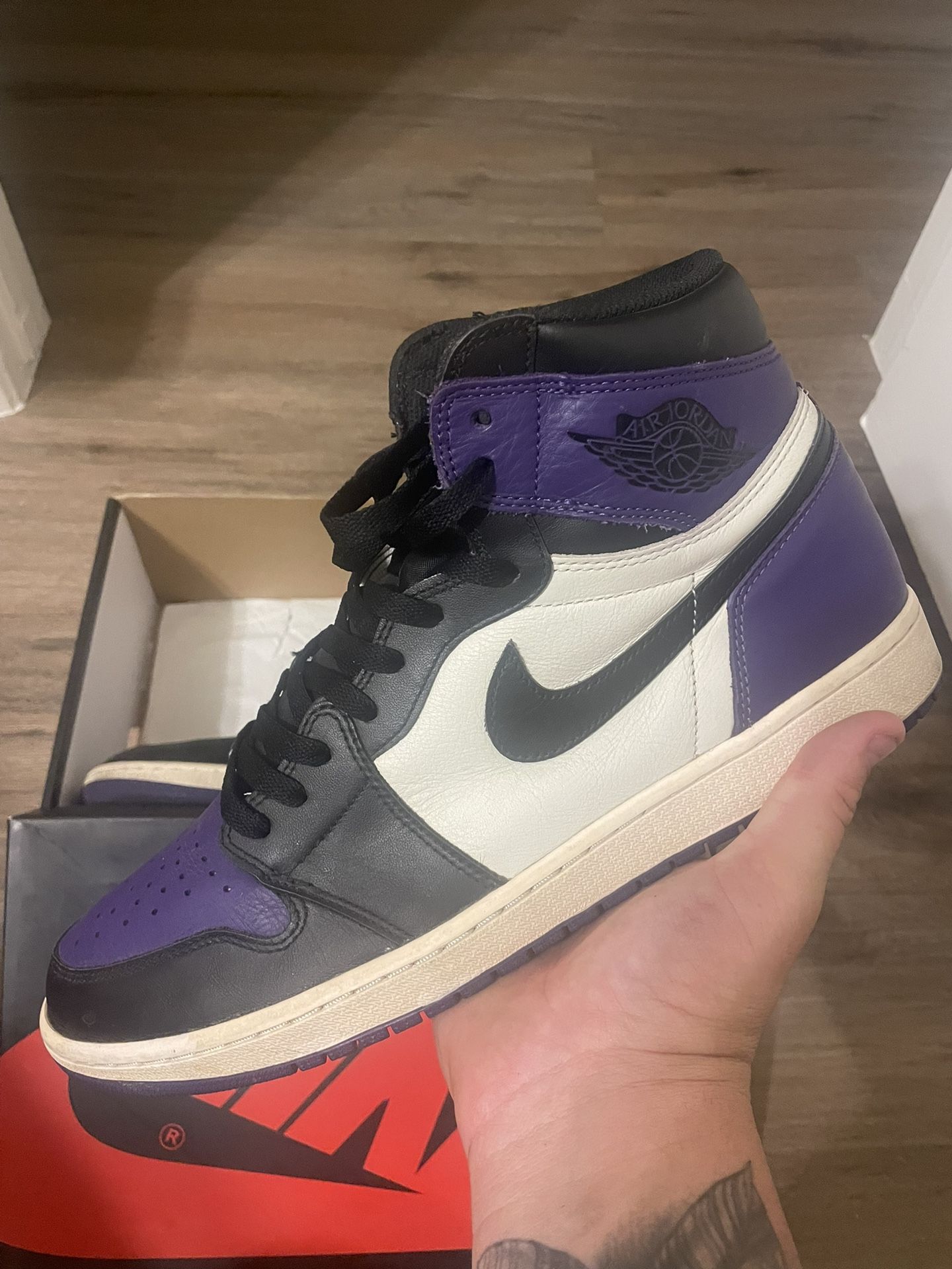 Jordan Court Purple Size 14