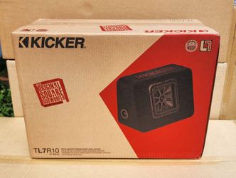 Kicker L7 Custom Ported Box 10" Dual Voice Coil Subwoofer 1000 Watts L7R10 TL7R10 45TL7R102 🚨 Payment Options Available 🚨 No Credit Needed 🚨