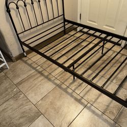 Twin Size Bed Frame In Black 
