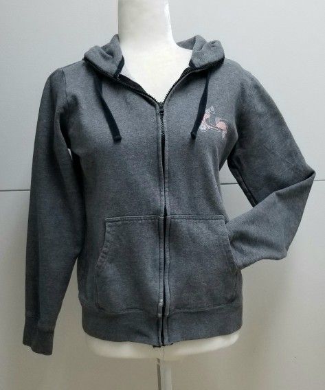 Gray Hoodie Sweatshirt M