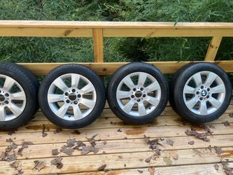 205/55/R16 …5 nut BMW OEM Silver Alloy Wheels with PIRELLI   Tires – Set of 4 DOT XL BK M(contact info removed)