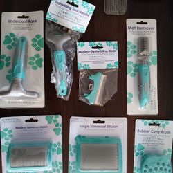 NEW 8-Piece Dog Grooming Brush Set – $25 (Inglewood)