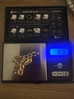 14K Gold Curb Link Bracelet 8.28 Grams