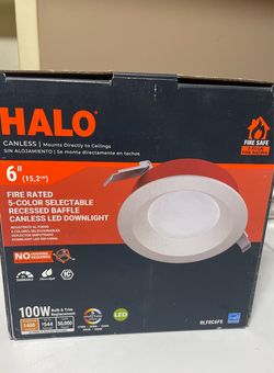 NEW HALO 6” Canless LED Recessed light
